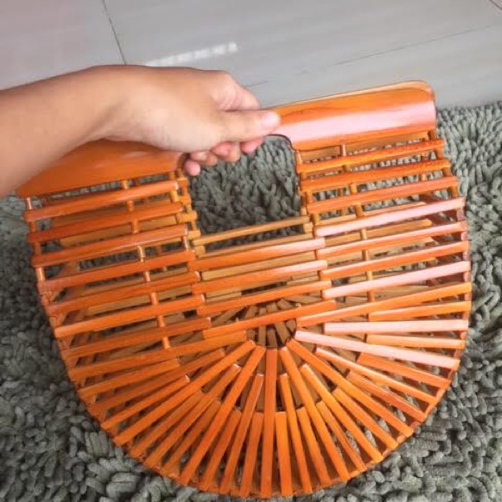 The Birdcage bag in rust